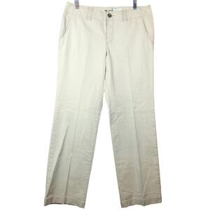 Eddie Bauer Womens Pants Tan Vashon Fit Cotton Blend Stretch 8